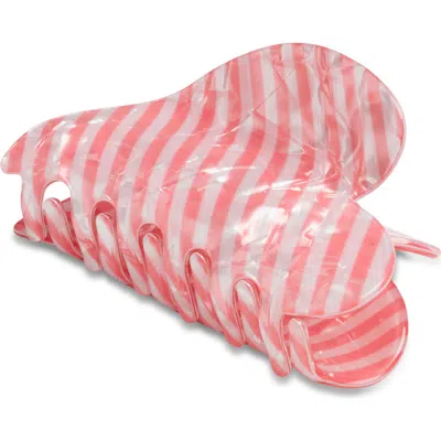 Chelsea28 Heart Stripe Claw Clip In Multi