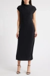 Chelsea28 High Neck Sheath In Black