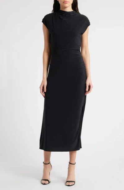 Chelsea28 High Neck Sheath In Black