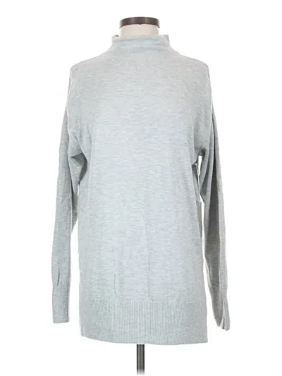 Chelsea28 Long Sleeve Top Gray Turtleneck Tops