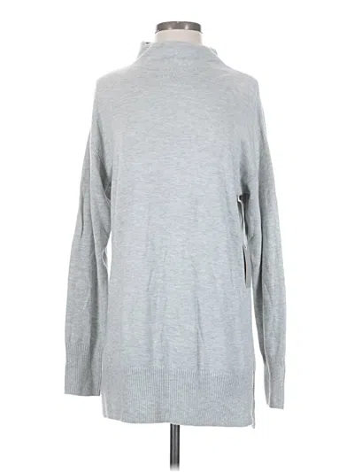 Chelsea28 Long Sleeve Top Gray Turtleneck Tops