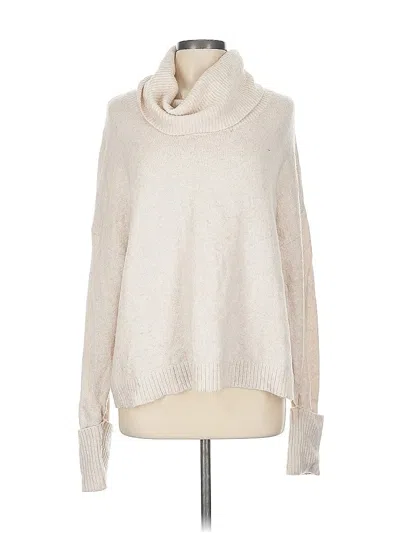 Pre-owned Chelsea28 Long Sleeve Turtleneck In White