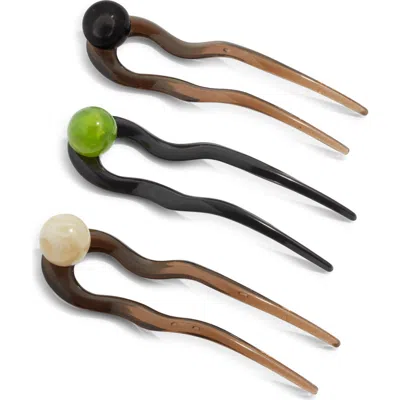 Chelsea28 Orb Stix 3-pack Hair Pins In Multi