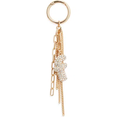 Chelsea28 Pavé Crystal Inital Bag Charm In Gold