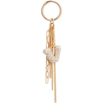 Chelsea28 Pavé Crystal Inital Bag Charm In Gold