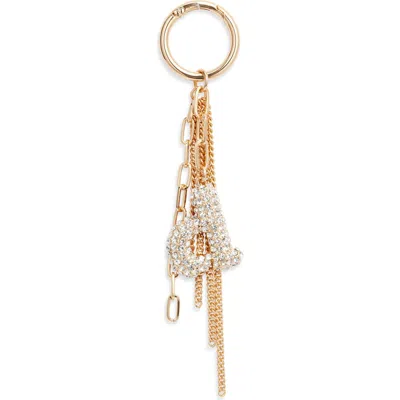 Chelsea28 Pavé Crystal Inital Bag Charm In Gold
