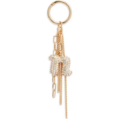 Chelsea28 Pavé Crystal Inital Bag Charm In Gold