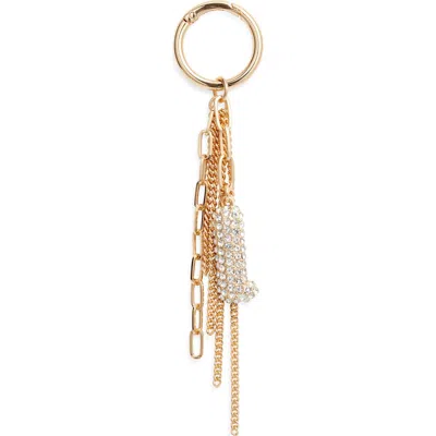 Chelsea28 Pavé Crystal Inital Bag Charm In Gold