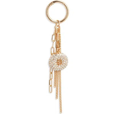 Chelsea28 Pavé Crystal Inital Bag Charm In Gold