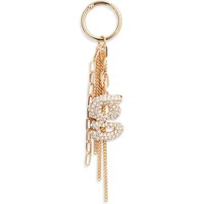 Chelsea28 Pavé Crystal Inital Bag Charm In Gold