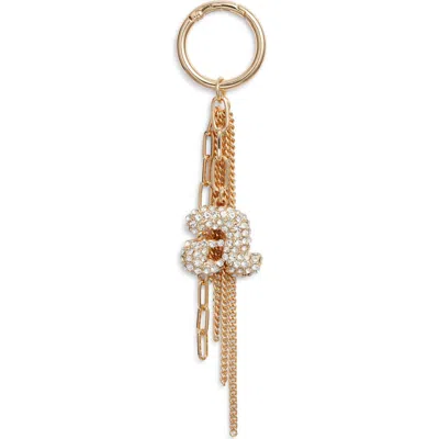 Chelsea28 Pavé Crystal Inital Bag Charm In Gold