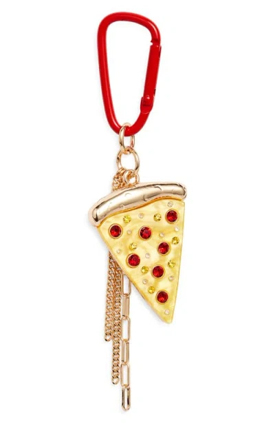 Chelsea28 Pizza Bag Charm In Yellow
