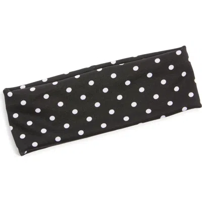 Chelsea28 Polka Dot Jersey Headwrap In Green
