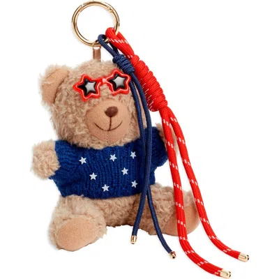Chelsea28 Puff Bear Bead Bag Charm In Multi