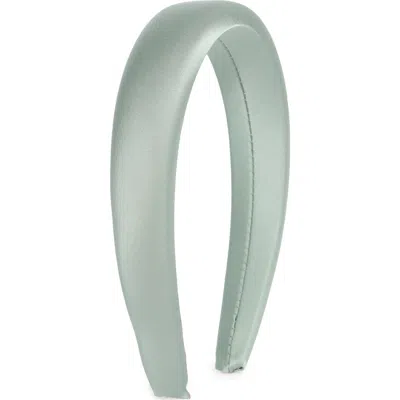 Chelsea28 Puff Satin Headband In Gray