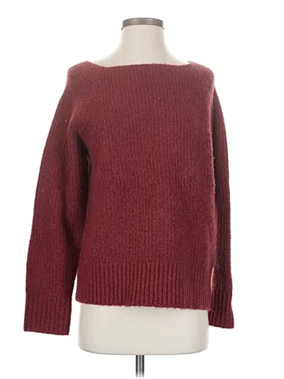 Pre-owned Chelsea28 Pullover Sweater In Burgundy