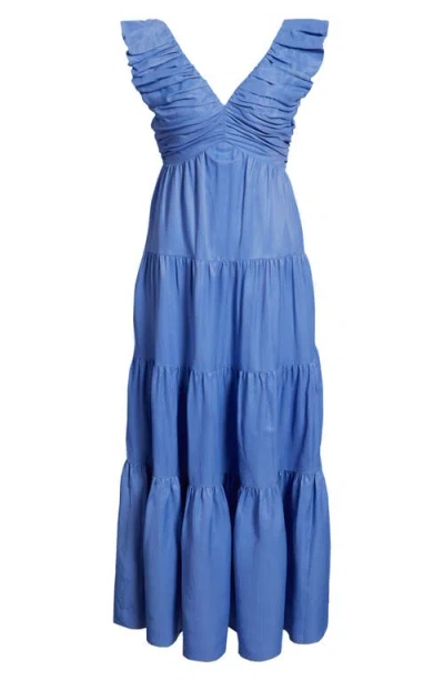 Chelsea28 Ruffle Maxi Dress In Blue