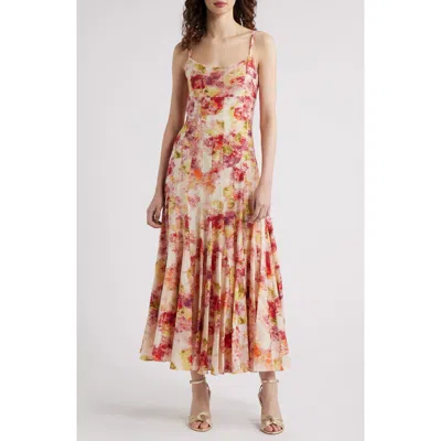 Chelsea28 Seamed Sleeveless Maxi Dress In Brown