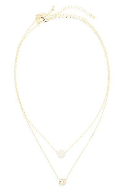 Chelsea28 Set Of Two Demi Fine Star Of David Necklaces In Multi