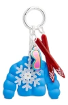 Chelsea28 Ski Jacket Bag Charm In Blue