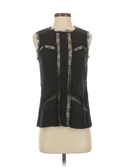 Pre-owned Chelsea28 Sleeveless Blouse In Black