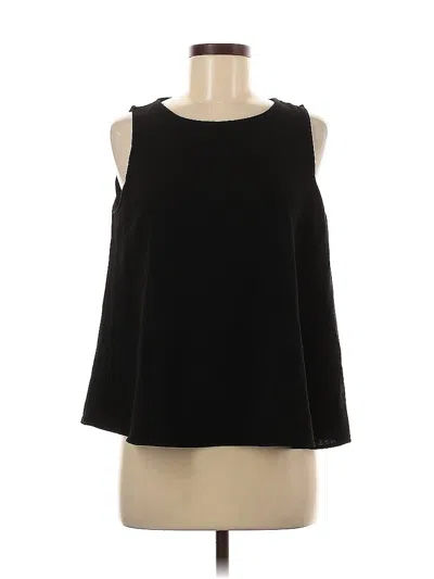 Pre-owned Chelsea28 Sleeveless Blouse In Black