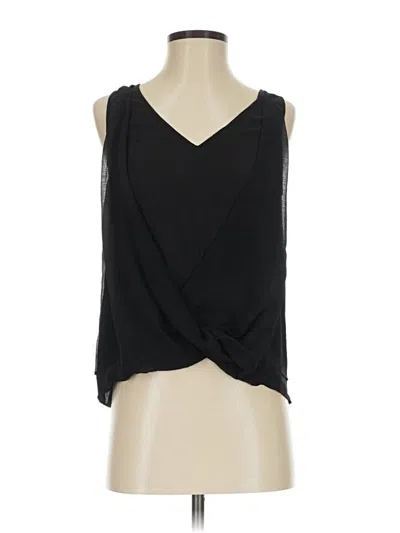 Pre-owned Chelsea28 Sleeveless Blouse In Black