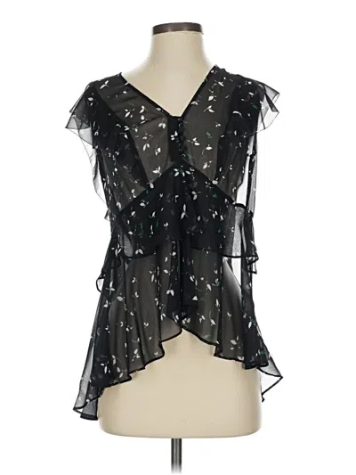 Pre-owned Chelsea28 Sleeveless Blouse In Black