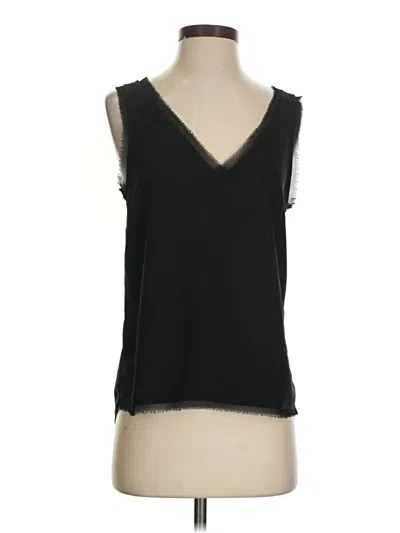 Pre-owned Chelsea28 Sleeveless Blouse In Black