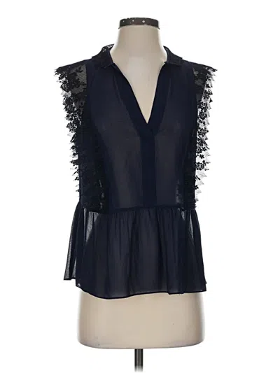 Pre-owned Chelsea28 Sleeveless Blouse In Black