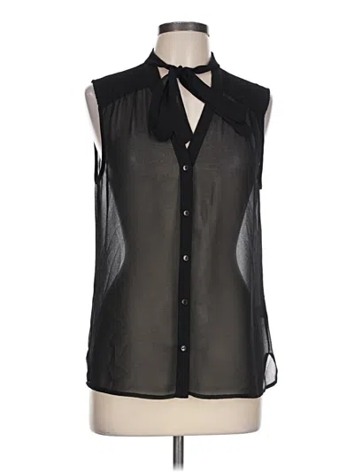 Pre-owned Chelsea28 Sleeveless Blouse In Black