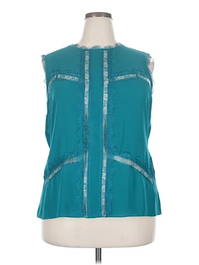 Pre-owned Chelsea28 Sleeveless Blouse In Blue