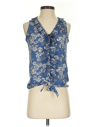 Pre-owned Chelsea28 Sleeveless Blouse In Blue