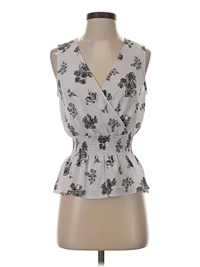 Pre-owned Chelsea28 Sleeveless Blouse In Gray