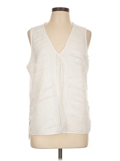 Pre-owned Chelsea28 Sleeveless Blouse In Ivory