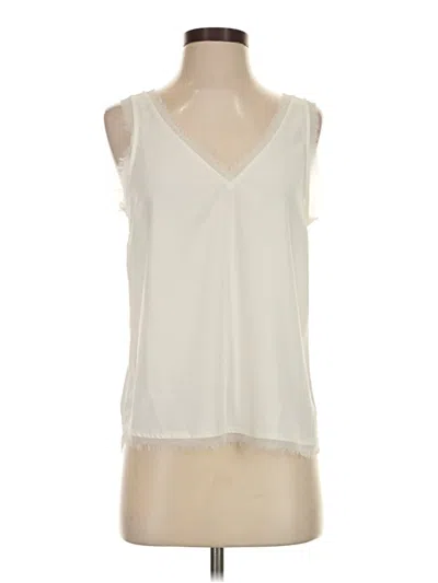 Pre-owned Chelsea28 Sleeveless Blouse In Ivory