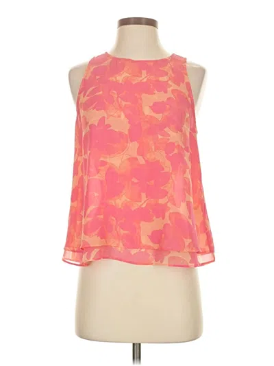 Pre-owned Chelsea28 Sleeveless Blouse In Orange
