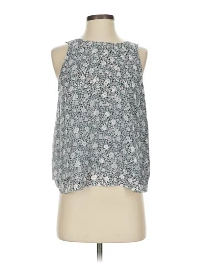 Pre-owned Chelsea28 Sleeveless Blouse In Silver