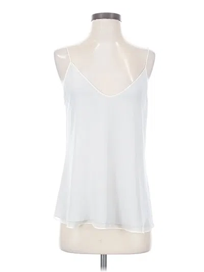 Pre-owned Chelsea28 Sleeveless Blouse In White