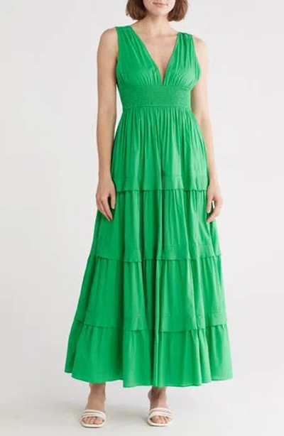Chelsea28 Sleeveless Tiered Cotton Maxi Dress