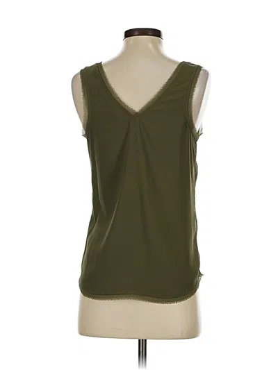 Pre-owned Chelsea28 Sleeveless Top Green V Neck Tops