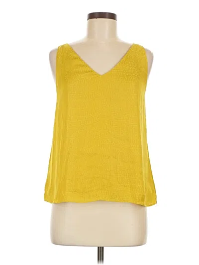 Pre-owned Chelsea28 Sleeveless Top Yellow V-neck Tops
