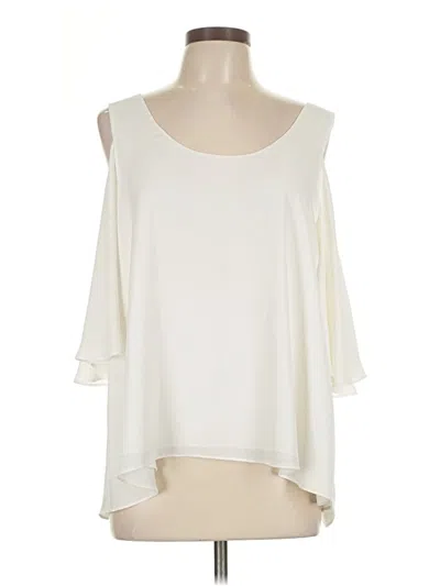 Pre-owned Chelsea28 Sleeveless T-shirt In Ivory