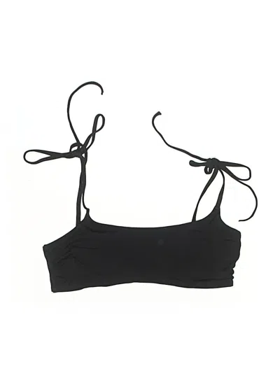 Pre-owned Chelsea28 Swimsuit Top Black Swimwear