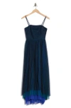 Chelsea28 Tulle Party Dress In Blue