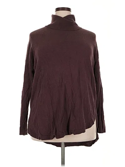 Pre-owned Chelsea28 Turtleneck Sweater In Brown