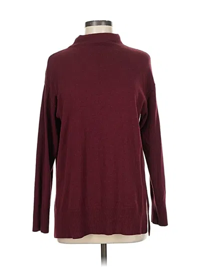 Pre-owned Chelsea28 Turtleneck Sweater In Burgundy