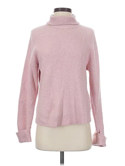 Pre-owned Chelsea28 Turtleneck Sweater In Pink