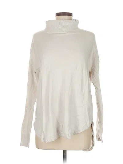 Pre-owned Chelsea28 Turtleneck Sweater In White