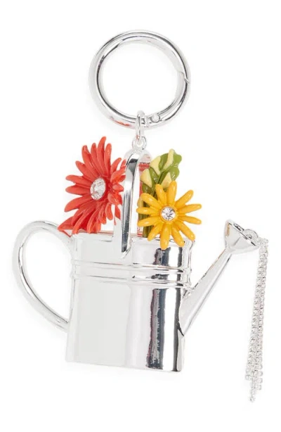 Chelsea28 Watering Can Bag Charm In Silver